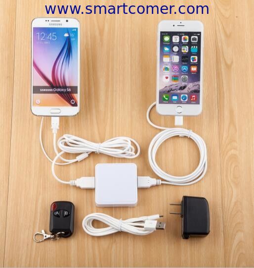 COMER 2 ways anti-theft alarm system with charger function for any brand mobile phone