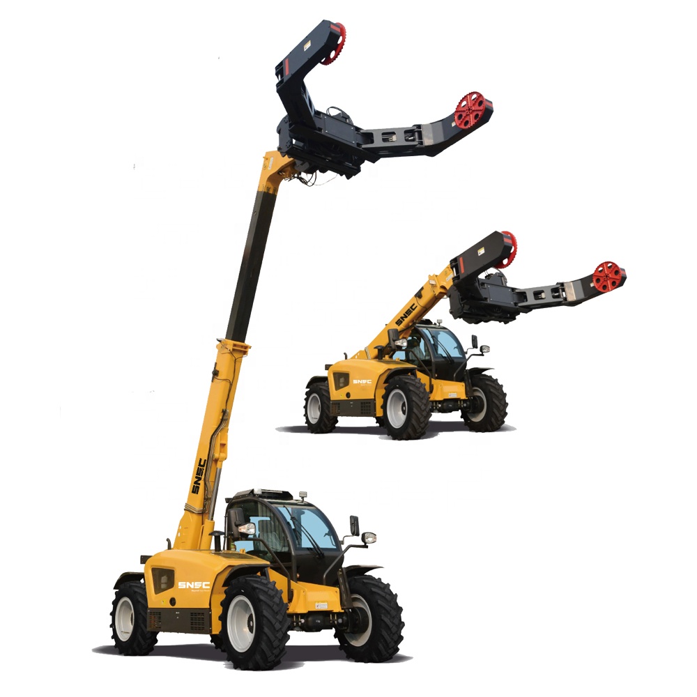 Smooth Construction with 4X4 Telescopic Handler Telescopic Boom Forklift