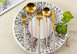 China Reusable Wedding 18/10 Stainless Steel Cutlery 5pcs wholesale