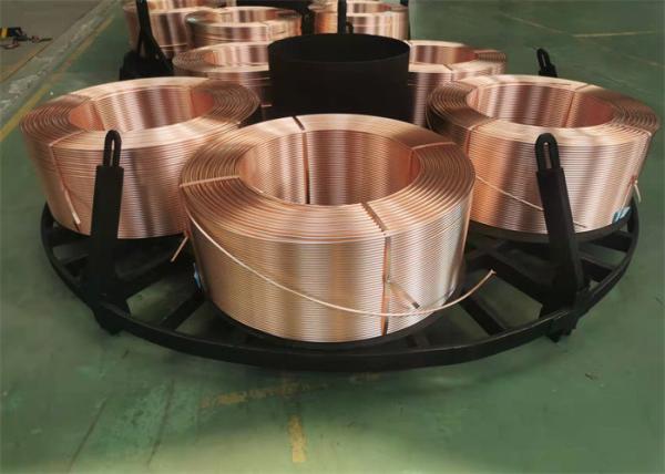 Non Alloy Cu DHP Wound Copper Coil , Finned Tube Coils For Heat Interchanging