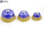Copper Nylon Sanding Brush Polishing Rust Cup Stainless Steel Wire Durable