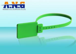 China 2G PVC Luggage Tracking Cable Tie Tag Green Radio Frequency ID Tags wholesale