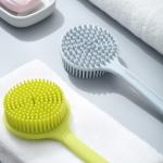 Odorless Soft Long Handle Silicone Shower Brush