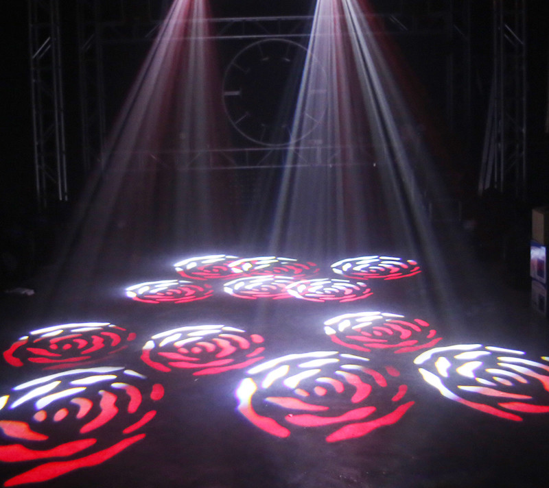 90W Spot Mini LED Moving Head Light 3 - Facet Prism , 540 Degree Pan