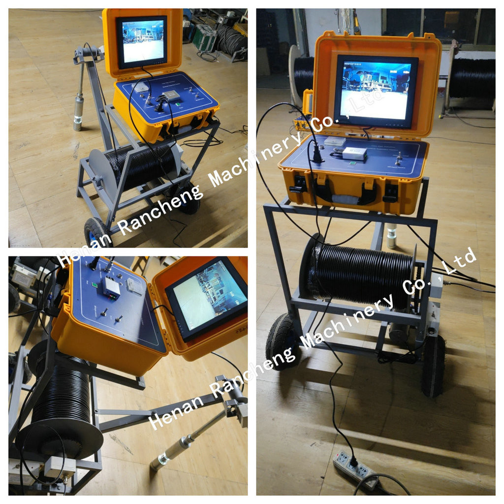 500m Depth Deep Borehole Well Underwater Inspection Camera