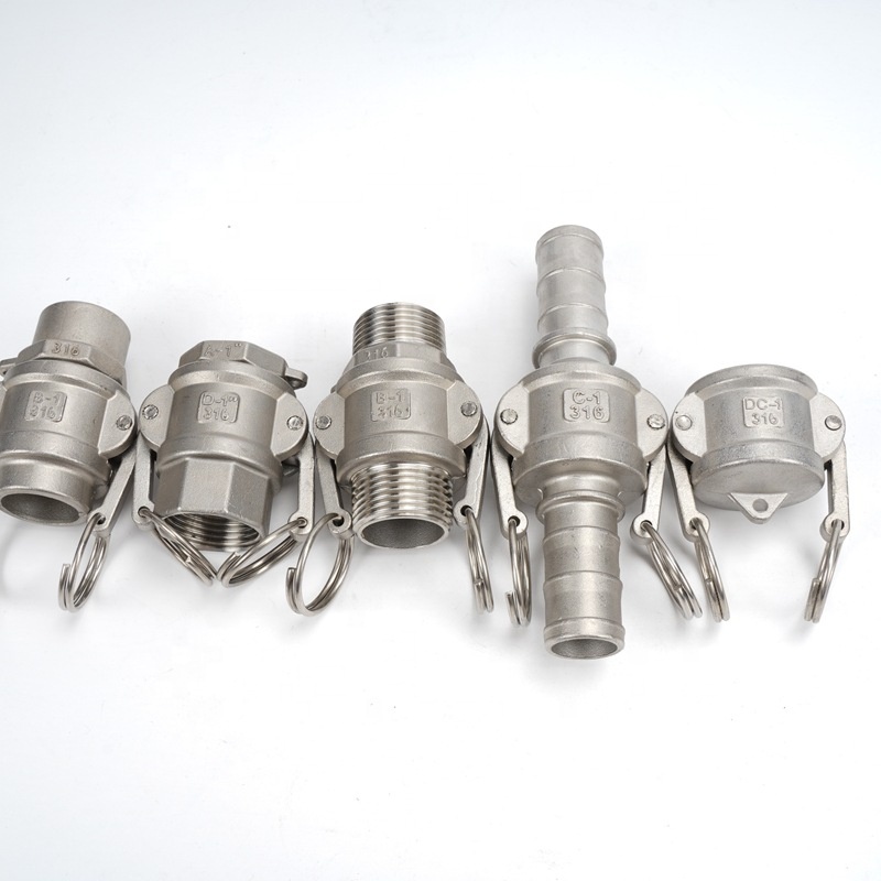 Equal Quick Release Camlock Coupling X Hose Adapter Aluminium Brass Stainless Steel Pipe Fittings Water Gas Oil JIS Casting