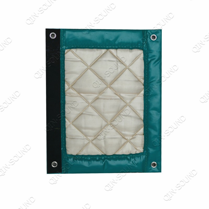 Portable Noise Barriers for Construction Chain Link Fence Panels