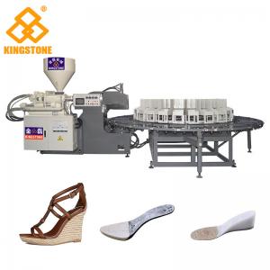 China 200-280 Pairs Per Hour Shoe Sole Making Machine For Wedge Heel Sandals / Boots on sale