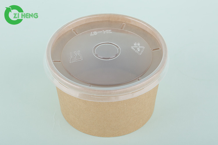 Food Grade Wholesale Disposable Paper Bowl With Plastic Divided Plates Paper Plate & Bowl