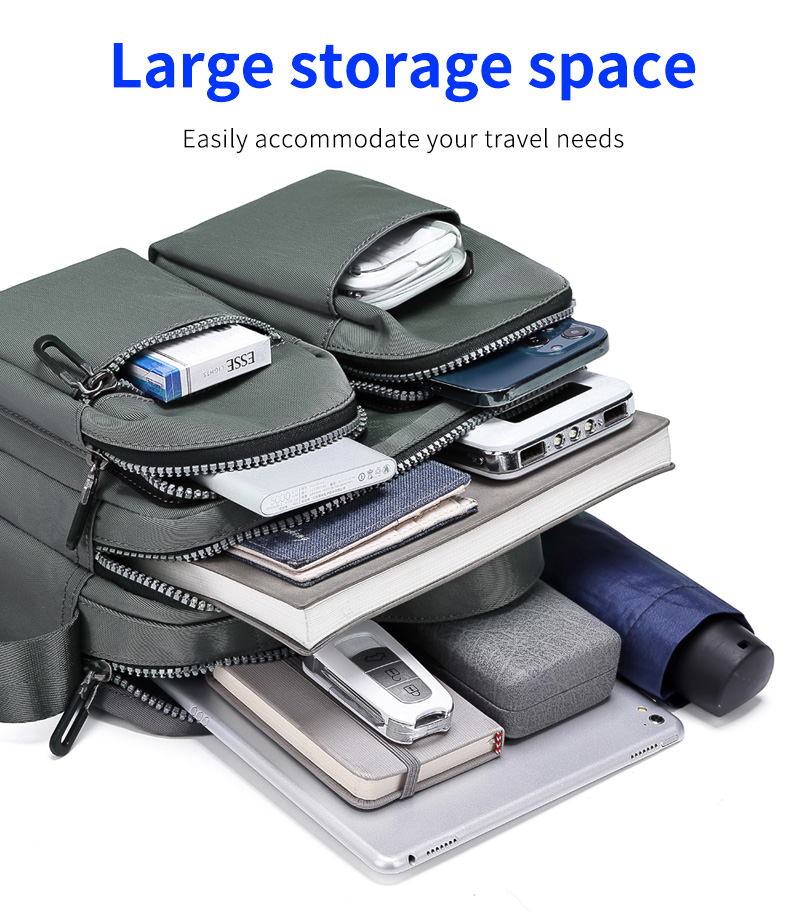 Factory wholesale custom large capacity casual hand bags crossbody bag for men sling messenger bags