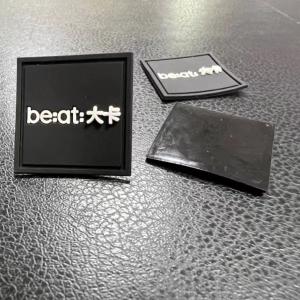 China Washable Badge 3D PVC Silicone Rubber Labels Heat Transfer Customized wholesale