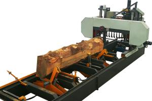 China 1500mm Large Sawmill Hydraulic Bandsaw Machine Horizontal Wood Band Saw Mill wholesale