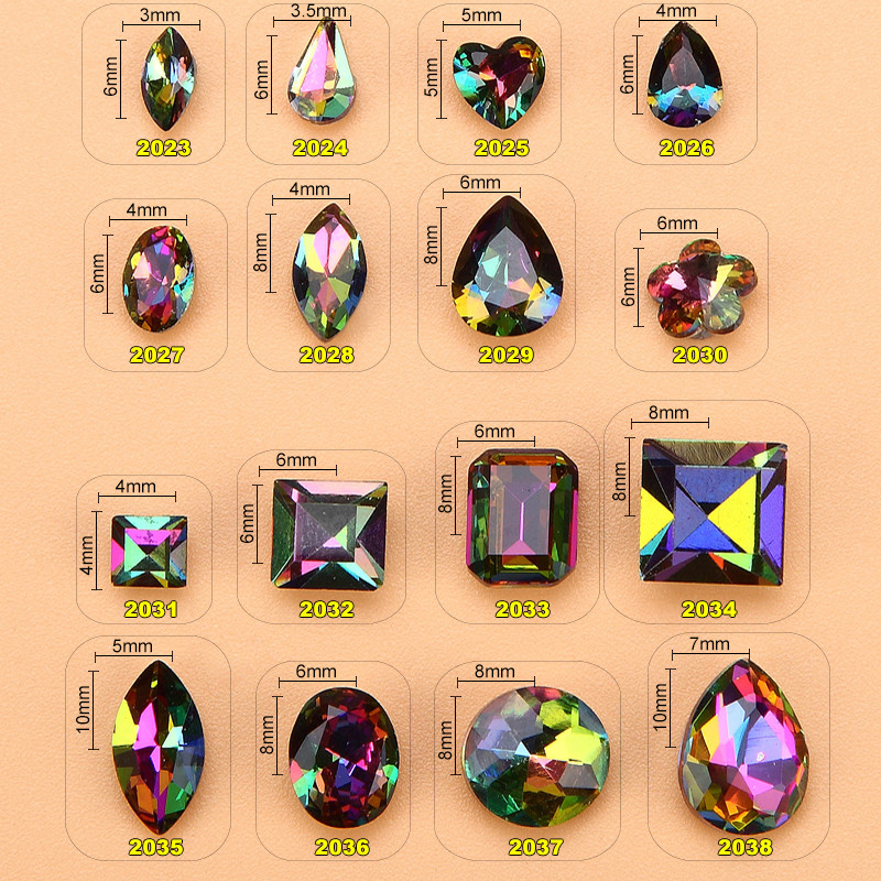Hot NEW Wholesale Alloy Jewelry 3D Nail Art Jewelry Nail rhinestones Sticker Supplier Number ML2023-2038