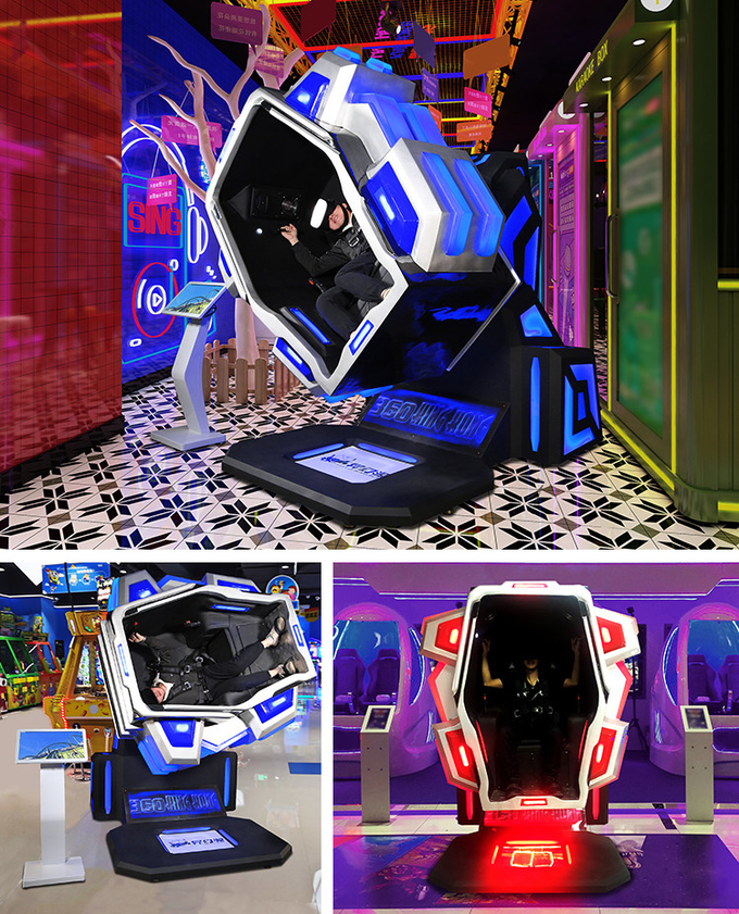 Virtual Reality Roller Coaster 9d Cinema Simulator 360 Kingkong Rotating