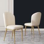 Stainless Steel Luxury Dining Chair Banquette Seating OEM ODM