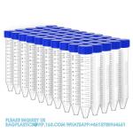 Centrifuge Tubes 15mL, Conical Tubes Sterile 50 PCS, Polypropylene, Leak-Proof