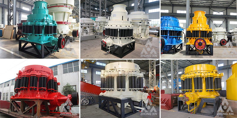 Jiaozuo zhongxin spring stone cone crusher in factory stone crashing machine