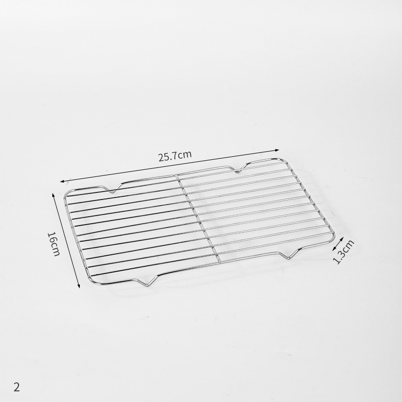 Long-Lasting Non-Stick Stainless Steel Baking Rack for BBQ Bakery Barbecue Net Pan Tray