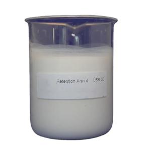 China 40% Solid Content White Emulsion Retention Aid Paper Making chemicals wholesale