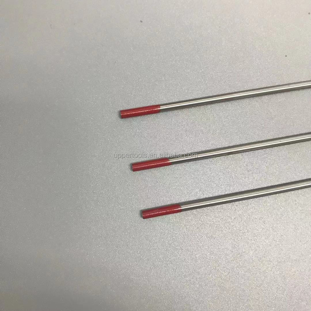 Tungsten Electrodes Welding Rod Red Tip 2% Thoriated 2.4mm*175mm For TIG Welding