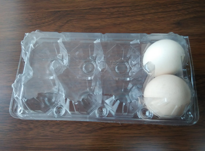 stock egg tray 12 holes shenzhen factoryPVC/PET/blister products folding boxes