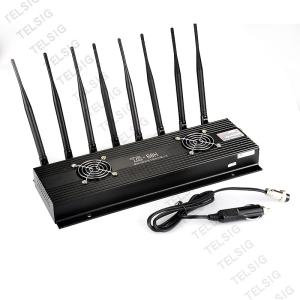 China Powerful Car Gps Jammer For Wifi / CDMA / GSM 5 - 20 Meter Jamming Range wholesale