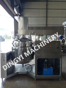 China HMI Control Vacuum Homogenizer Mixer , Cosmetic Homogenizer High Shear Mixer wholesale