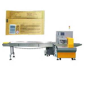 China Automatic 80pcs/Min Alcohol Horizontal Flow Packing Machine wholesale