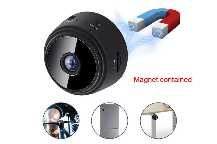 Mini Spy Ip Camera Wireless Wifi Hd 1080p With 200mAh Battery Capacity