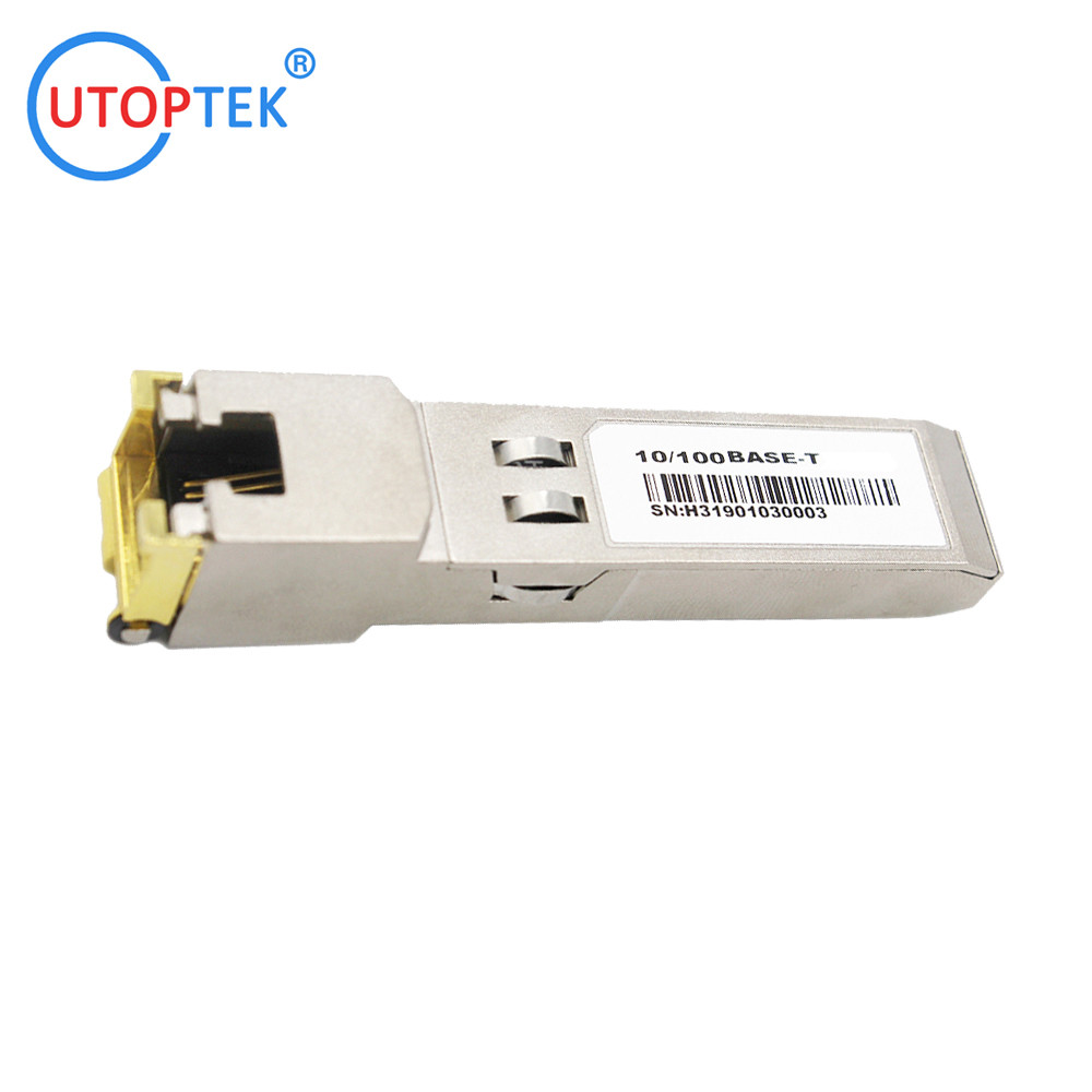 10/100M RJ45 Copper 100M SFP Transceiver Module cisco Huawei juniper Nokia ZTE Compatible