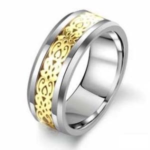 China New Super Fashion Tagor Jewelry Factory Ceramic Tungsten Series Ring TYWR008 wholesale