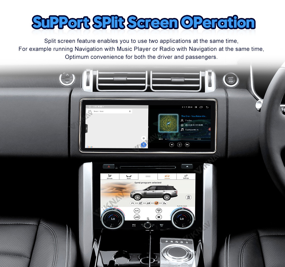 2Din Range Rover Car Stereo GPS Navigator For Right Hand Driving Type