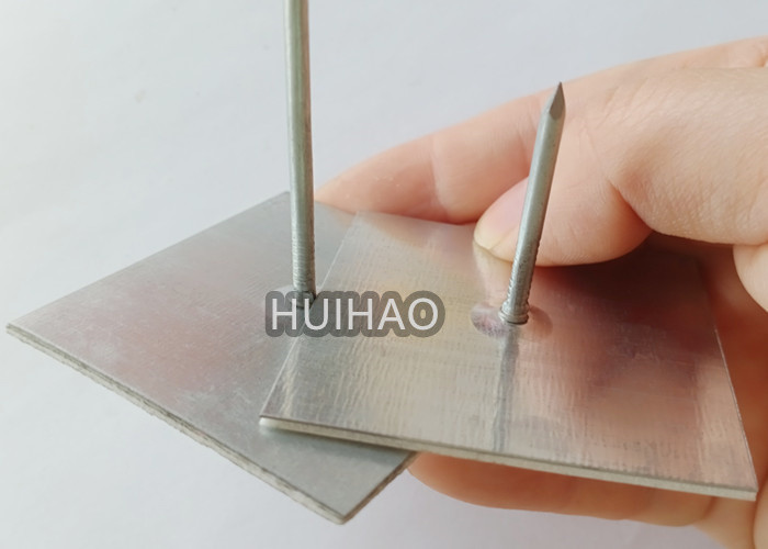 50mm Galvanized Self Stick Insulation Pins With Aluminum Pins