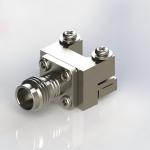 2.4-KHD RF Coaxial Cable Connectors DC-50G Flange Straight Through PCB 50 Ohm