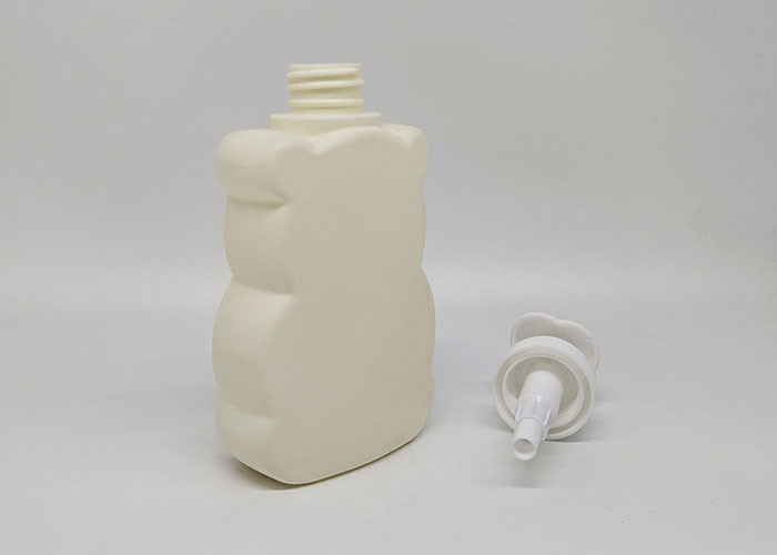 400ml Square Lotion Pump Squeeze PE Bottle For Shampoo