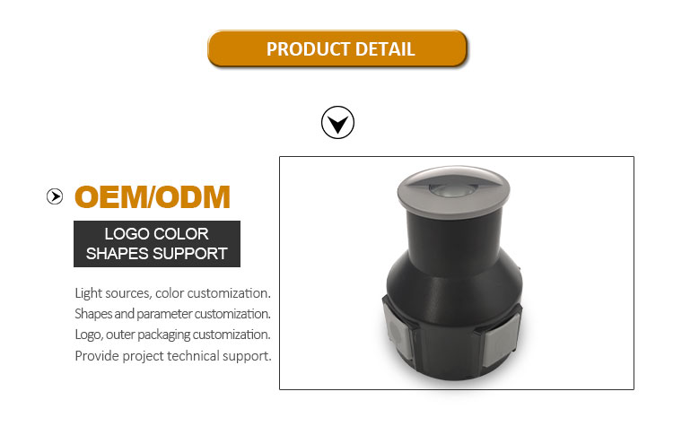 Recessed LED Underground Light Semi Shading Side Emitting IP67 In Ground LED Lights