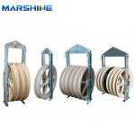 Overhead Line Stringing Conductor Pulley Cable Feeding Sheave 916mm