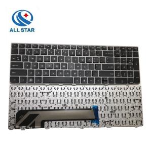 China HP ProBook Laptop Keyboard 4535s 4530s 4730s with Sliver Frame Spanish Layout Black wholesale