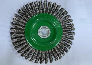 China 125mm OD Stringer Bead Knotted Wire Wheel Brush for Weld Preparation and Cleaning wholesale