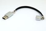 Metal Shell Silicone usb drive bracelet 256GB 128GB 64GB Leather Rope 15MB/S