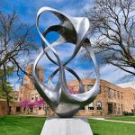 OEM Welcome Outdoor Metal Sculpture Antique Imitation Fashionable
