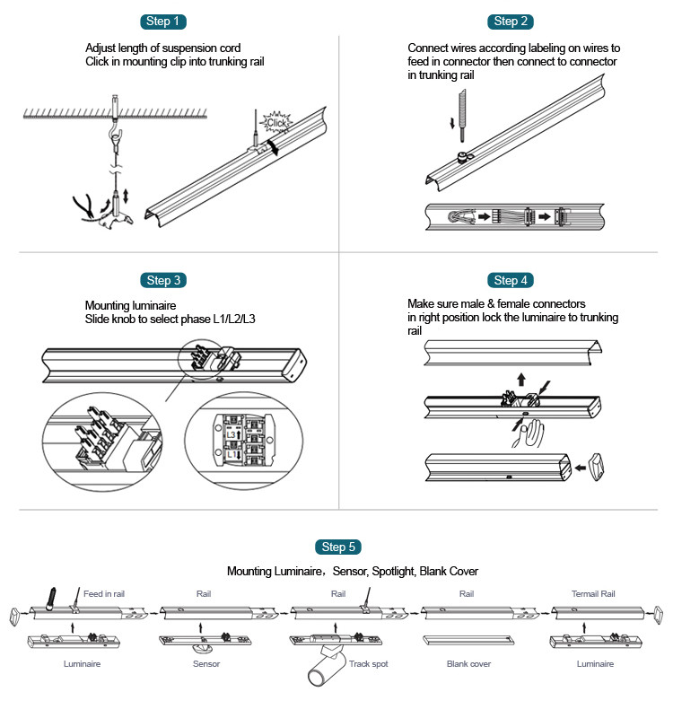 95CRI Industrial Warehouse Lighting Fixtures