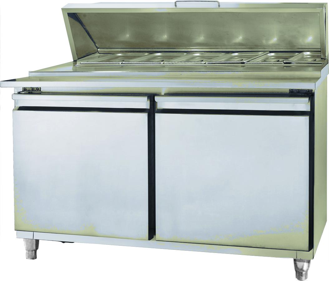 1.8m Under Counter Frost Free Fridge Flat Top With Force Air Cooling