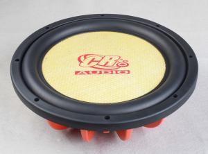China Single Layer Car Amp Woofer , Small Enclosure Subwoofer Y35 Ferrite Magnet wholesale