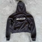 Custom Logo Heavyweight Cotton Hoodies Patchwork Distressed Embroidery