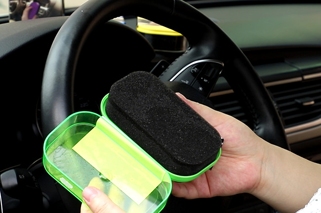 Cleaner Dashboard Shine Sponge Car Care Auto Interior Cockpit Sponge Cleaning Sponge With Different Fragrances