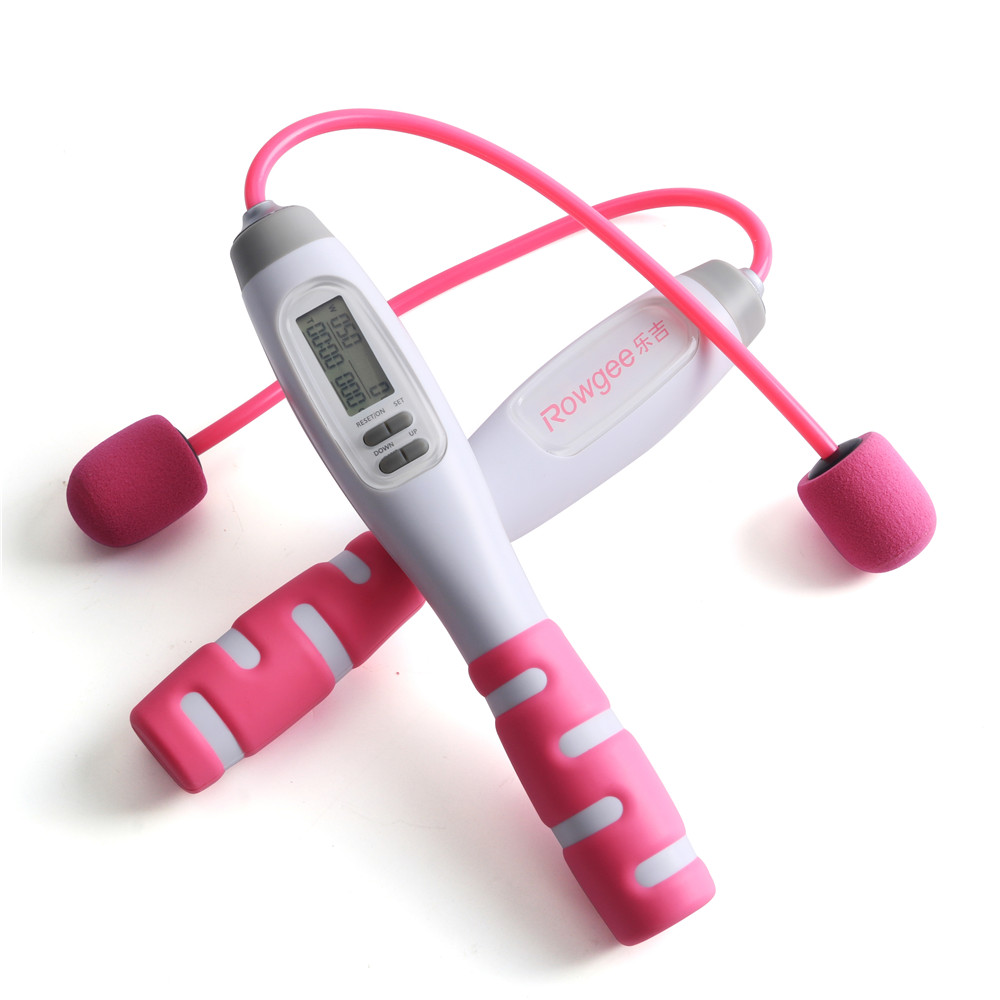 OEM Cordless Digital Jump Rope Calories Calculation Battery Operated Skipping Rope