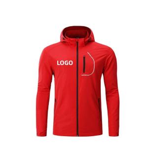 China Spring Autumn Men Sports Windbreaker Sportswear Unisex With Hood Detachable Windproof Jacket wholesale