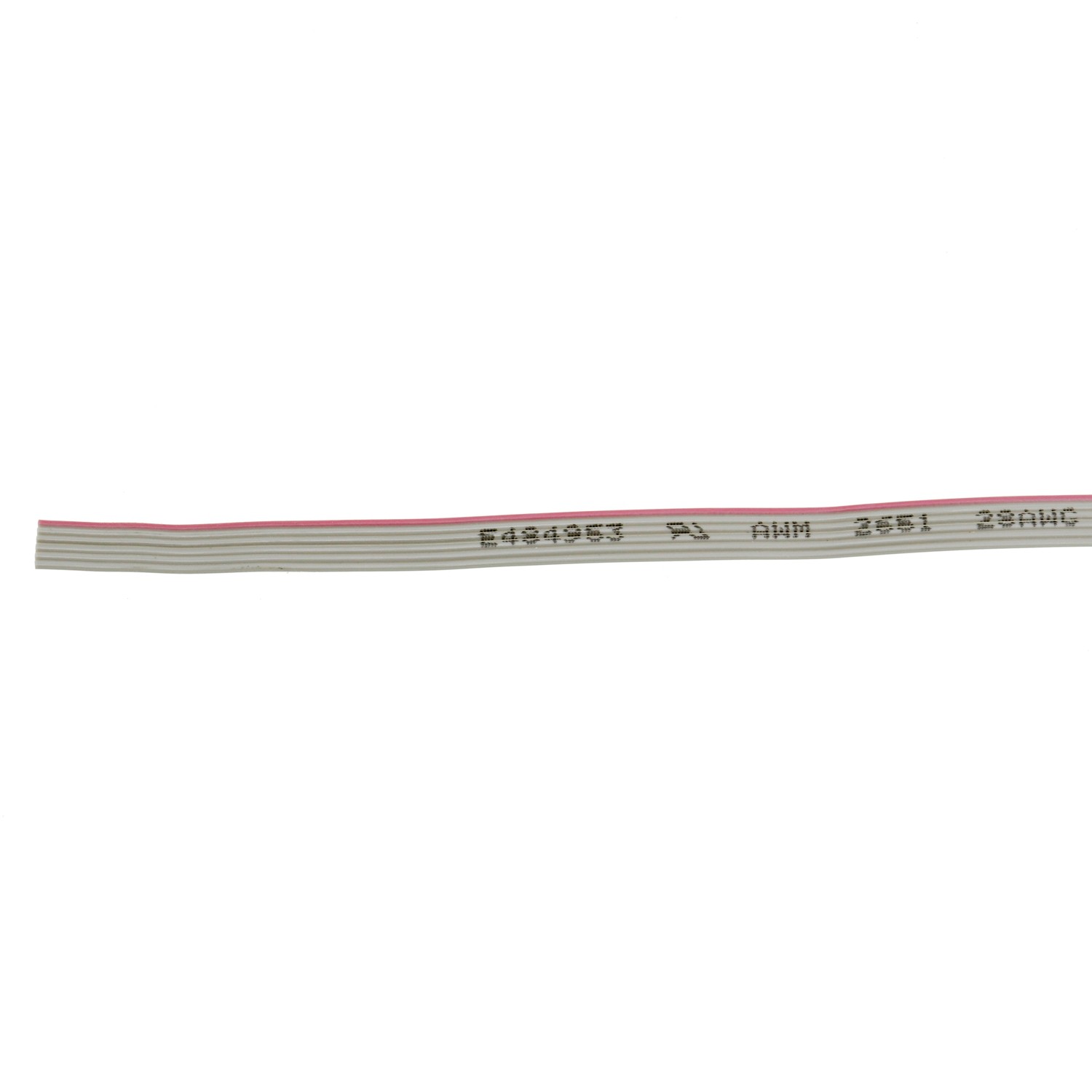 UL2651 Grey Flat Wire Cables 2.54mm 26AWG For IDC Connector Communication