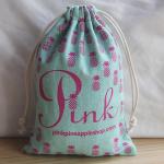 Gift Packaging Linen Fabric Packaging Drawstring Bag